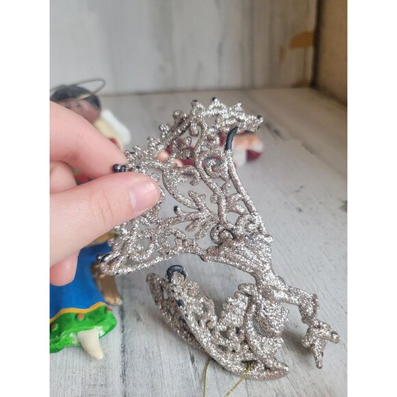 Angelic cherub drum ornament Xmas variety religious set - Picture 9 of 10